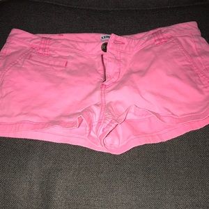 Hot pink Express shorts